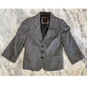 THE LIMITED  I  3-Button Black Marled Suit Jacket Blazer w Pockets I  Size Small